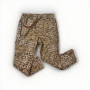Pilcro Anthropologie The Cottage Animal Print‎ Corduroy Pants Women's S Brown